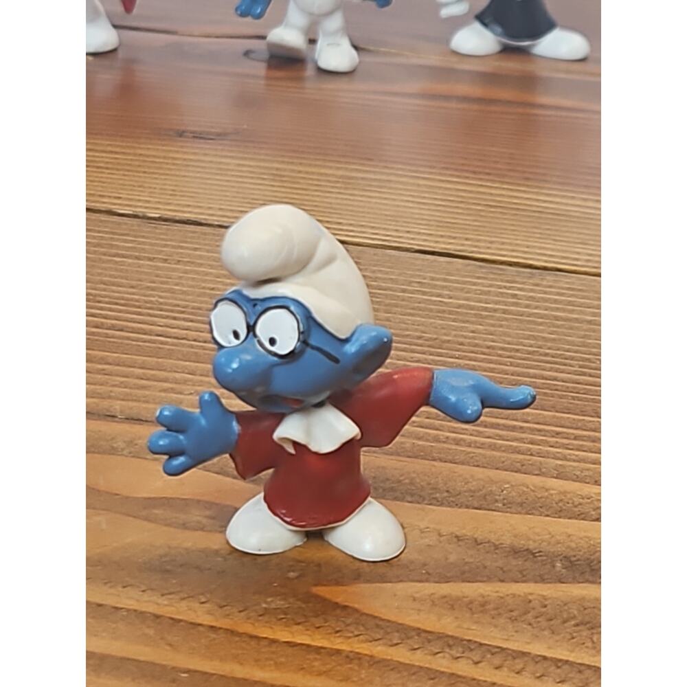 Lot Of 6 Smurfs Figurines Peyo Schleich Vintage Collectable Toys - Picture 7 of 16